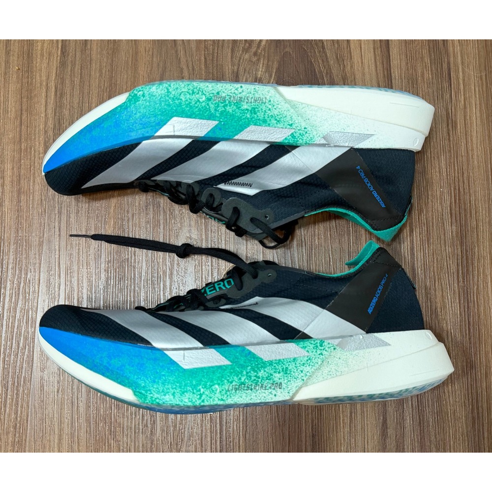 Adidas Adizero Adios Pro 4 Berlin Mens Running Shoes Black Silver JR6365 Sz 11 - Picture 2 of 11